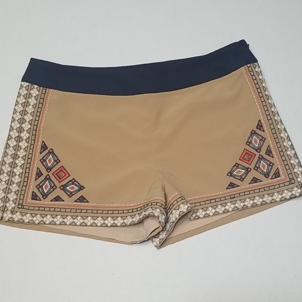 Anthro THML embroidered shorts